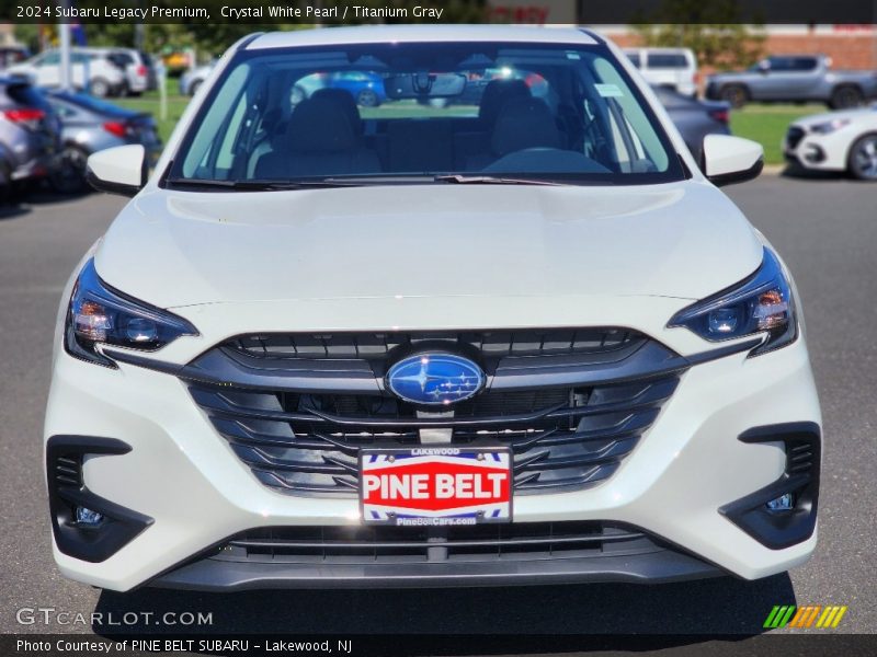 Crystal White Pearl / Titanium Gray 2024 Subaru Legacy Premium