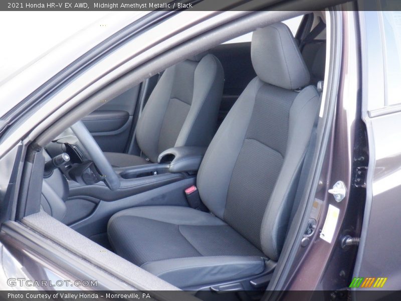 Midnight Amethyst Metallic / Black 2021 Honda HR-V EX AWD