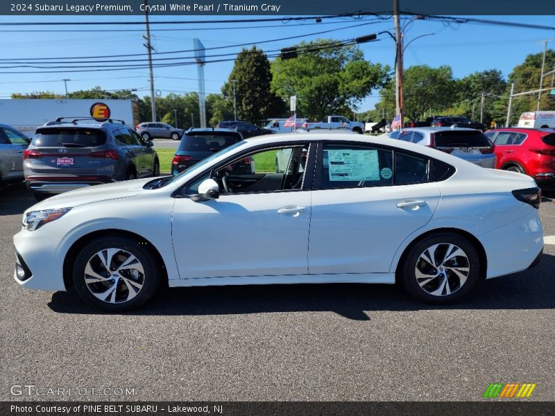Crystal White Pearl / Titanium Gray 2024 Subaru Legacy Premium