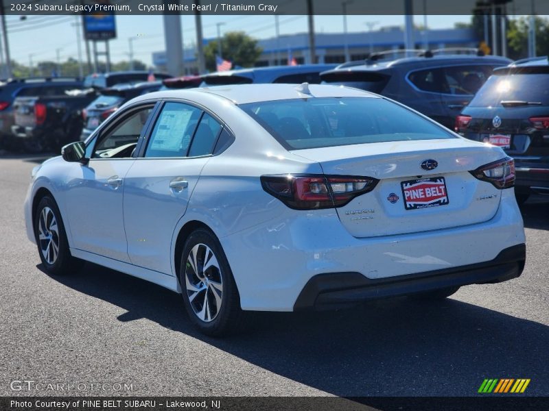 Crystal White Pearl / Titanium Gray 2024 Subaru Legacy Premium