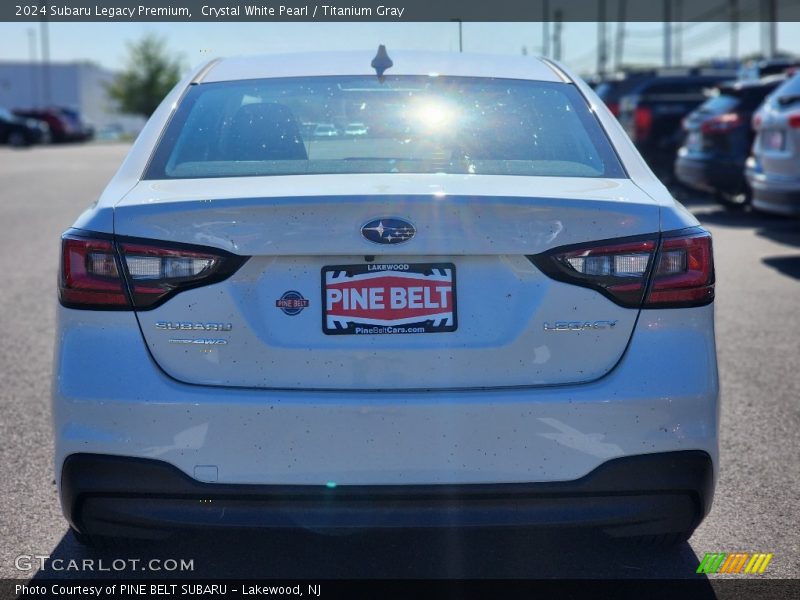 Crystal White Pearl / Titanium Gray 2024 Subaru Legacy Premium