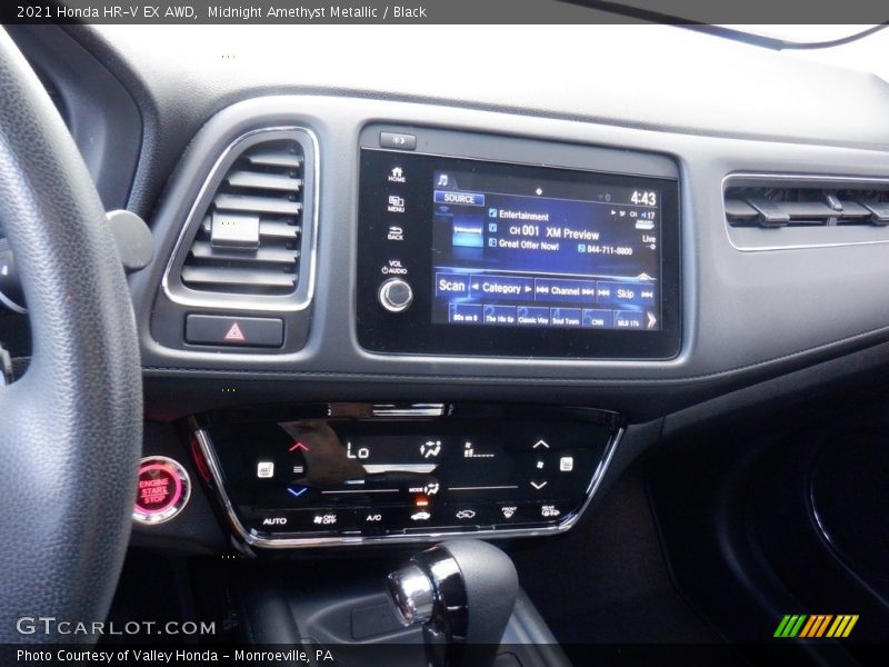 Midnight Amethyst Metallic / Black 2021 Honda HR-V EX AWD