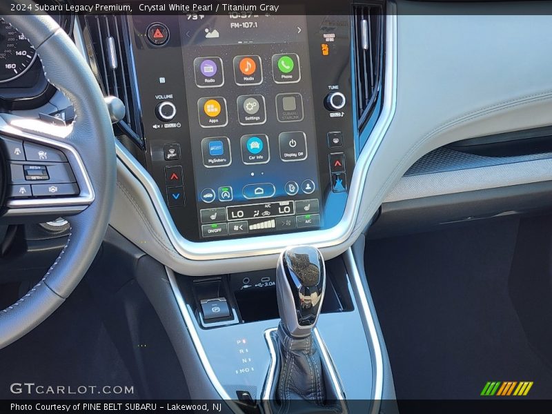 Crystal White Pearl / Titanium Gray 2024 Subaru Legacy Premium
