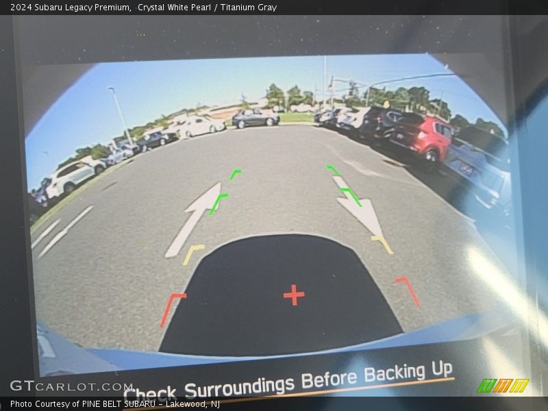 Crystal White Pearl / Titanium Gray 2024 Subaru Legacy Premium