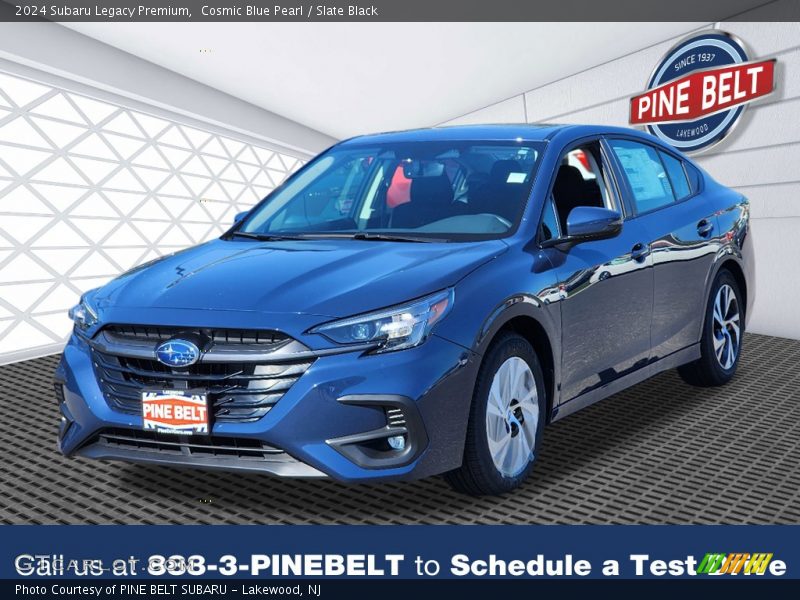 Cosmic Blue Pearl / Slate Black 2024 Subaru Legacy Premium