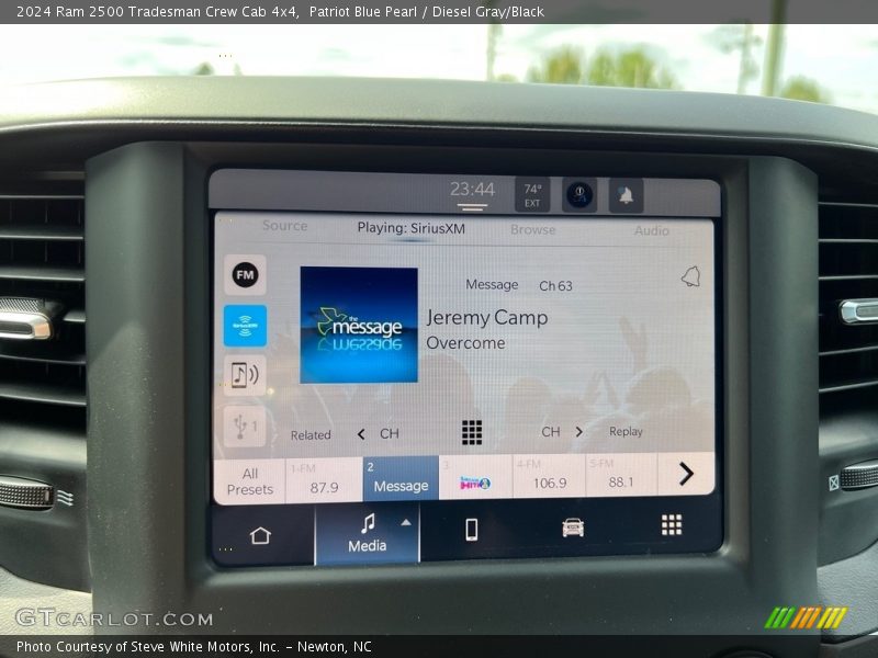 Patriot Blue Pearl / Diesel Gray/Black 2024 Ram 2500 Tradesman Crew Cab 4x4