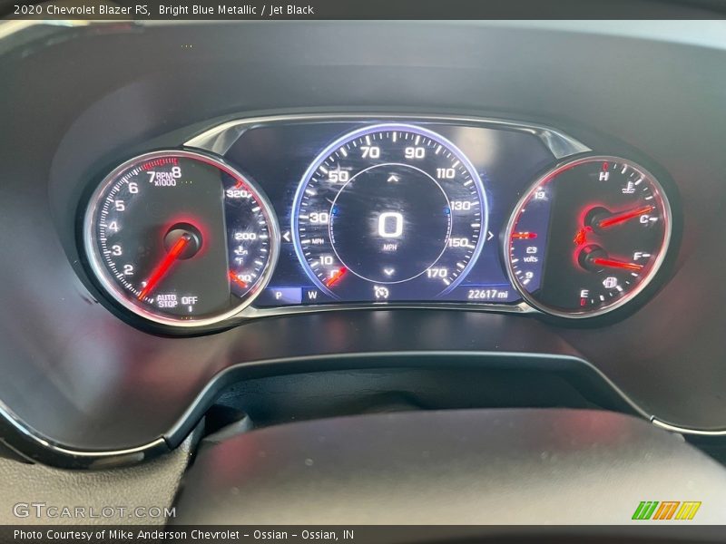 Bright Blue Metallic / Jet Black 2020 Chevrolet Blazer RS