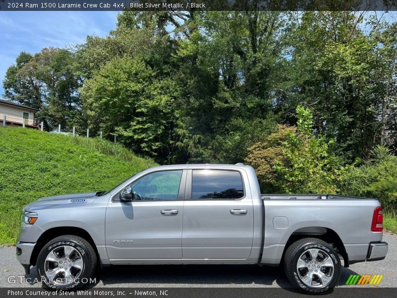  2024 1500 Laramie Crew Cab 4x4 Billet Silver Metallic