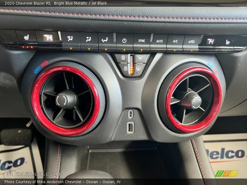 Bright Blue Metallic / Jet Black 2020 Chevrolet Blazer RS