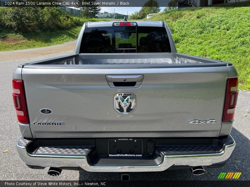 Billet Silver Metallic / Black 2024 Ram 1500 Laramie Crew Cab 4x4