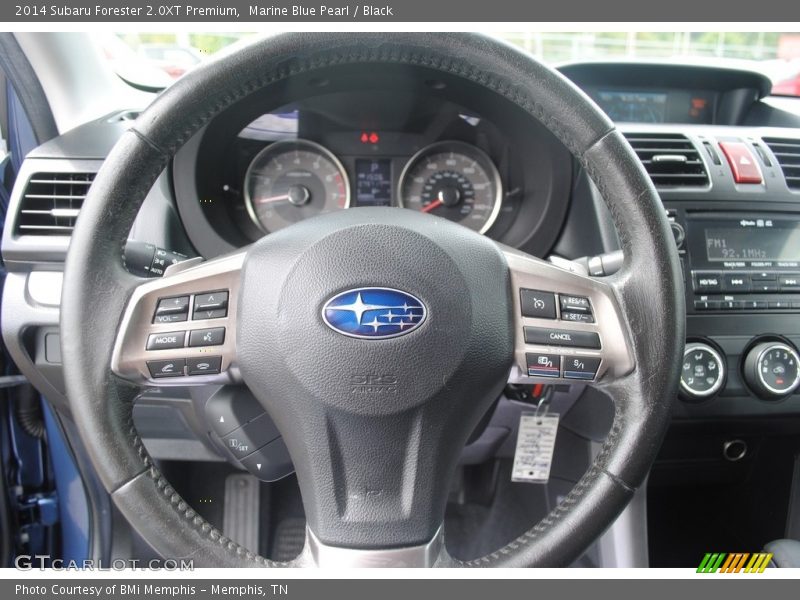 Marine Blue Pearl / Black 2014 Subaru Forester 2.0XT Premium