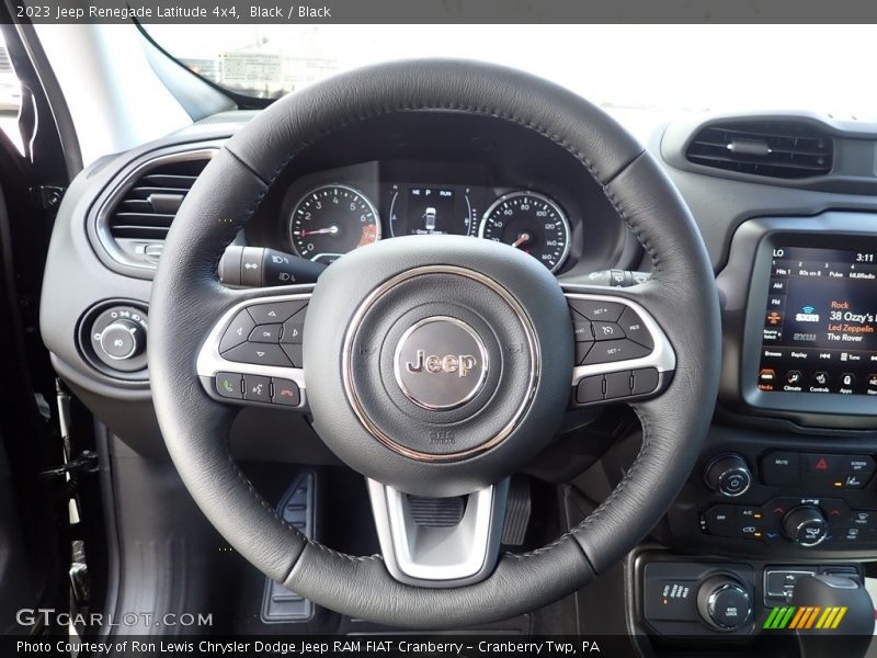 Black / Black 2023 Jeep Renegade Latitude 4x4