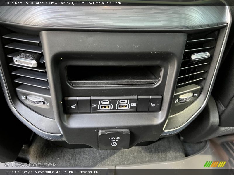 Billet Silver Metallic / Black 2024 Ram 1500 Laramie Crew Cab 4x4