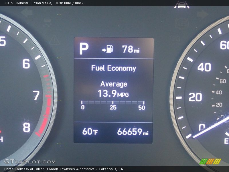 Dusk Blue / Black 2019 Hyundai Tucson Value