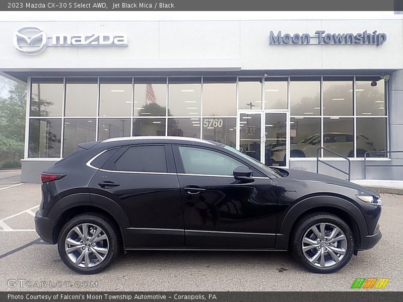 Jet Black Mica / Black 2023 Mazda CX-30 S Select AWD