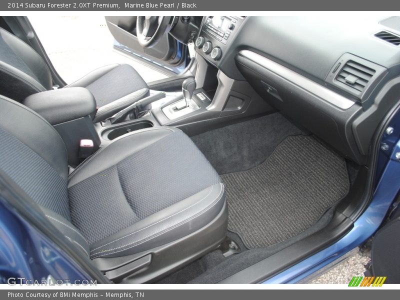 Marine Blue Pearl / Black 2014 Subaru Forester 2.0XT Premium