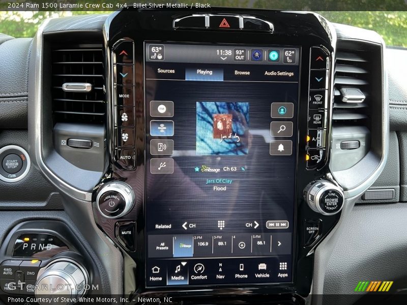 Controls of 2024 1500 Laramie Crew Cab 4x4