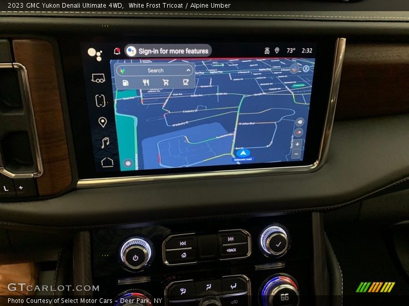 Navigation of 2023 Yukon Denali Ultimate 4WD