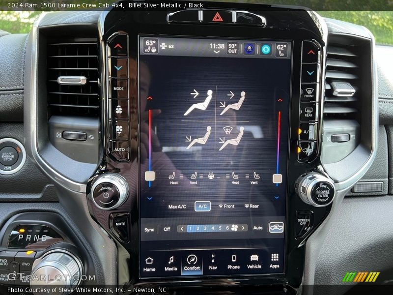 Controls of 2024 1500 Laramie Crew Cab 4x4