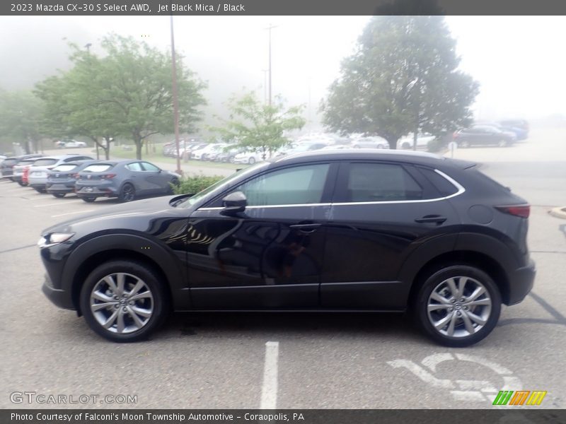 Jet Black Mica / Black 2023 Mazda CX-30 S Select AWD