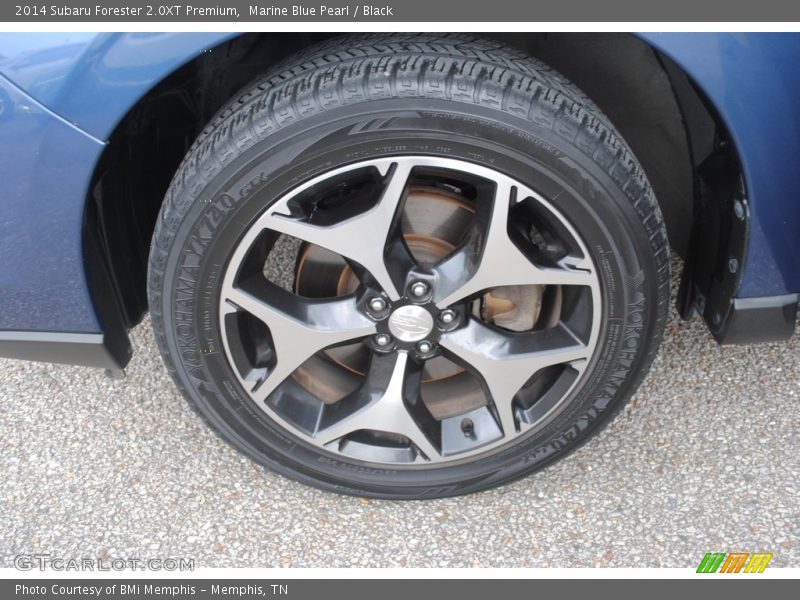 Marine Blue Pearl / Black 2014 Subaru Forester 2.0XT Premium