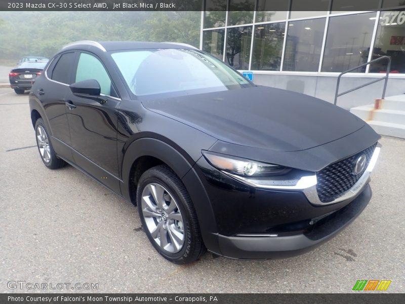Jet Black Mica / Black 2023 Mazda CX-30 S Select AWD