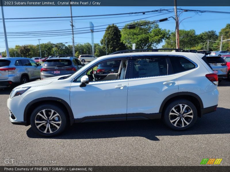Crystal White Pearl / Gray 2023 Subaru Forester Limited