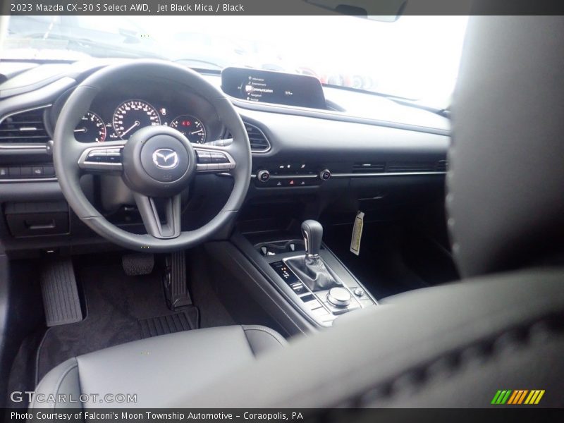Jet Black Mica / Black 2023 Mazda CX-30 S Select AWD