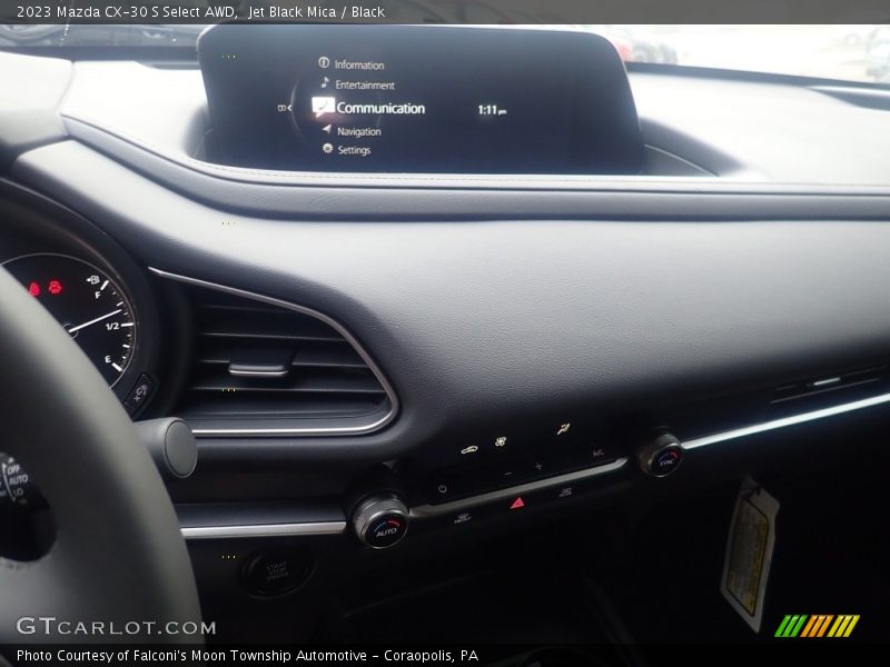Jet Black Mica / Black 2023 Mazda CX-30 S Select AWD