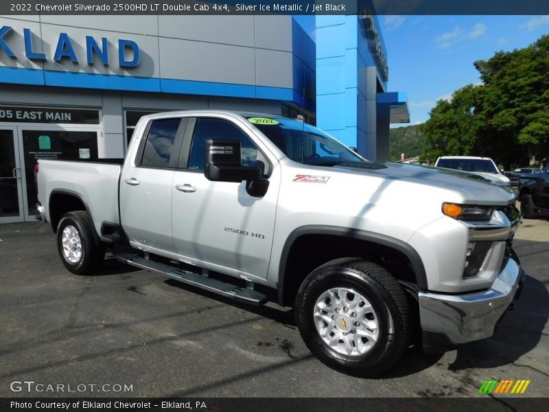 Silver Ice Metallic / Jet Black 2022 Chevrolet Silverado 2500HD LT Double Cab 4x4