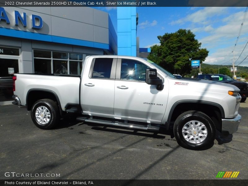 Silver Ice Metallic / Jet Black 2022 Chevrolet Silverado 2500HD LT Double Cab 4x4