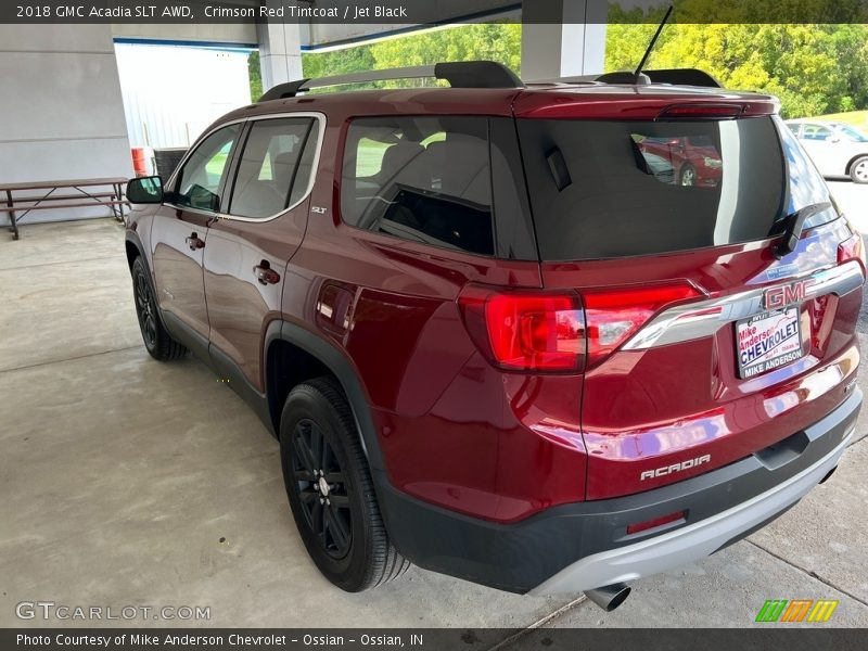 Crimson Red Tintcoat / Jet Black 2018 GMC Acadia SLT AWD