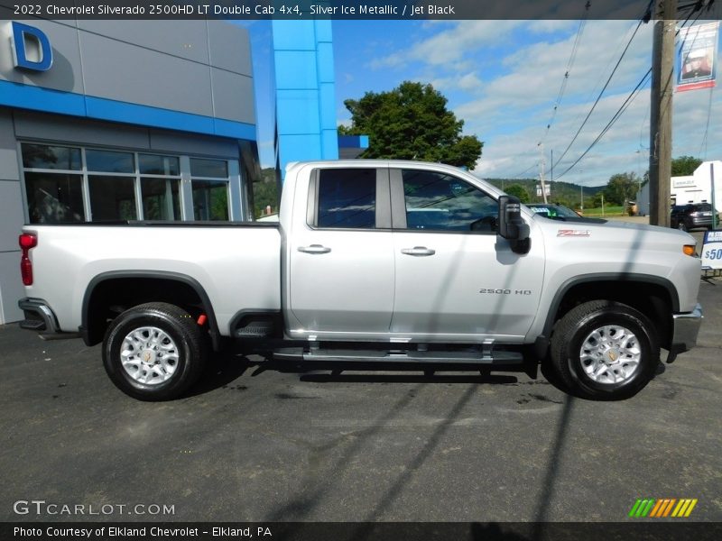 Silver Ice Metallic / Jet Black 2022 Chevrolet Silverado 2500HD LT Double Cab 4x4