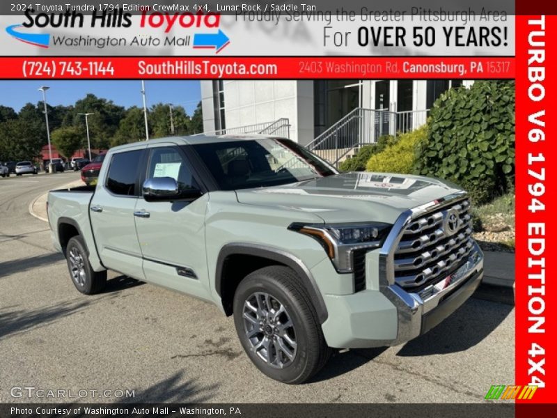 Lunar Rock / Saddle Tan 2024 Toyota Tundra 1794 Edition CrewMax 4x4