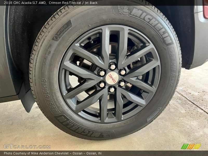Crimson Red Tintcoat / Jet Black 2018 GMC Acadia SLT AWD