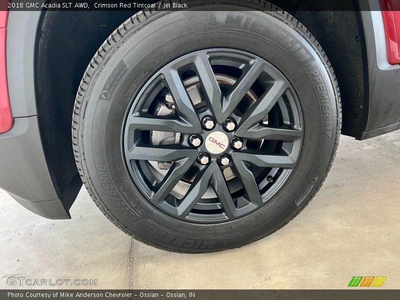 Crimson Red Tintcoat / Jet Black 2018 GMC Acadia SLT AWD