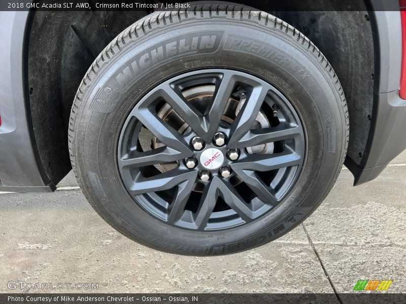 Crimson Red Tintcoat / Jet Black 2018 GMC Acadia SLT AWD