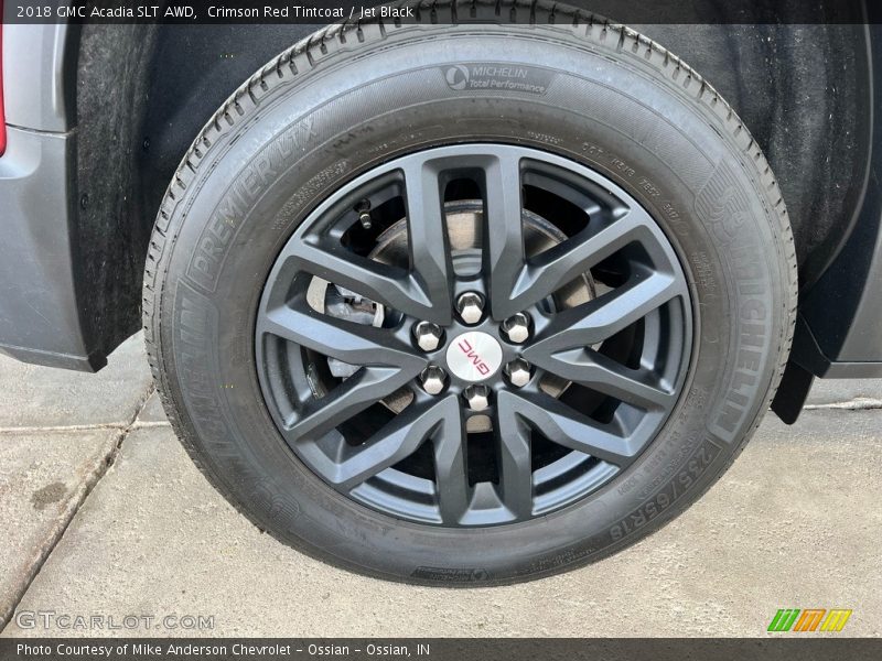 Crimson Red Tintcoat / Jet Black 2018 GMC Acadia SLT AWD