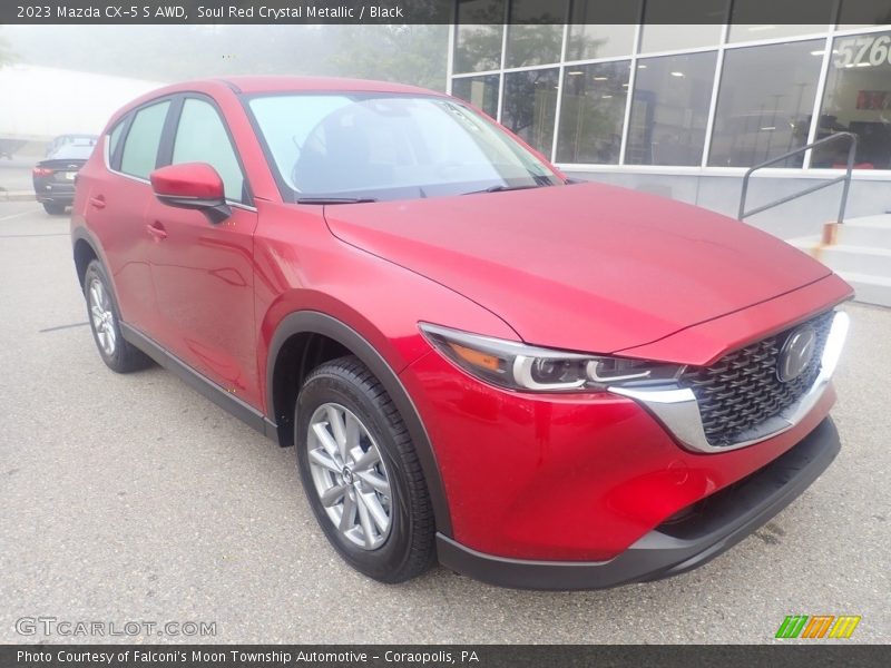 Soul Red Crystal Metallic / Black 2023 Mazda CX-5 S AWD