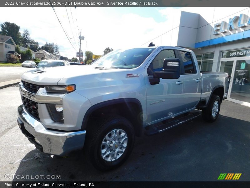 Silver Ice Metallic / Jet Black 2022 Chevrolet Silverado 2500HD LT Double Cab 4x4