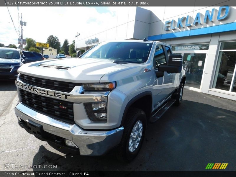 Silver Ice Metallic / Jet Black 2022 Chevrolet Silverado 2500HD LT Double Cab 4x4