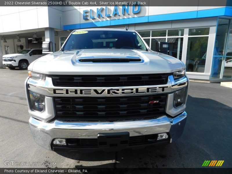 Silver Ice Metallic / Jet Black 2022 Chevrolet Silverado 2500HD LT Double Cab 4x4
