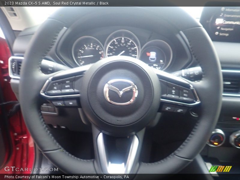 Soul Red Crystal Metallic / Black 2023 Mazda CX-5 S AWD