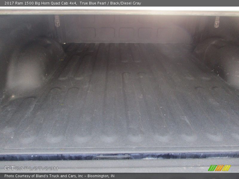 True Blue Pearl / Black/Diesel Gray 2017 Ram 1500 Big Horn Quad Cab 4x4