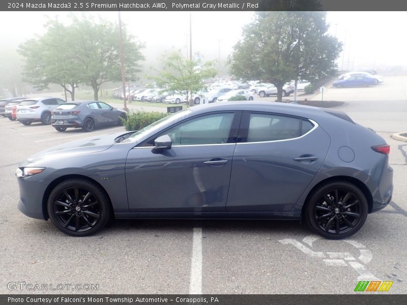  2024 Mazda3 2.5 S Premium Hatchback AWD Polymetal Gray Metallic