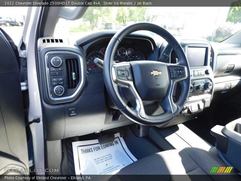 Silver Ice Metallic / Jet Black 2022 Chevrolet Silverado 2500HD LT Double Cab 4x4