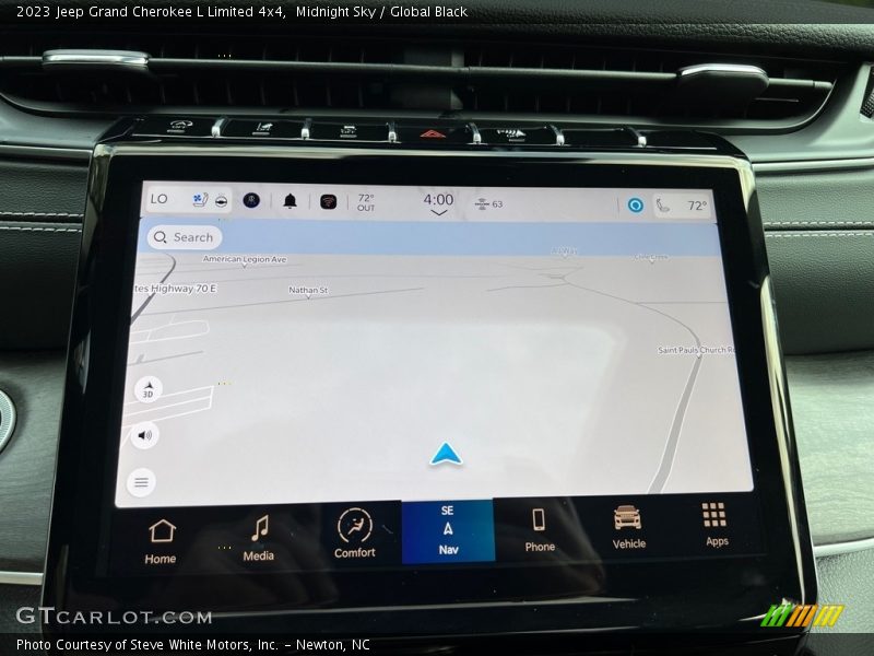 Navigation of 2023 Grand Cherokee L Limited 4x4