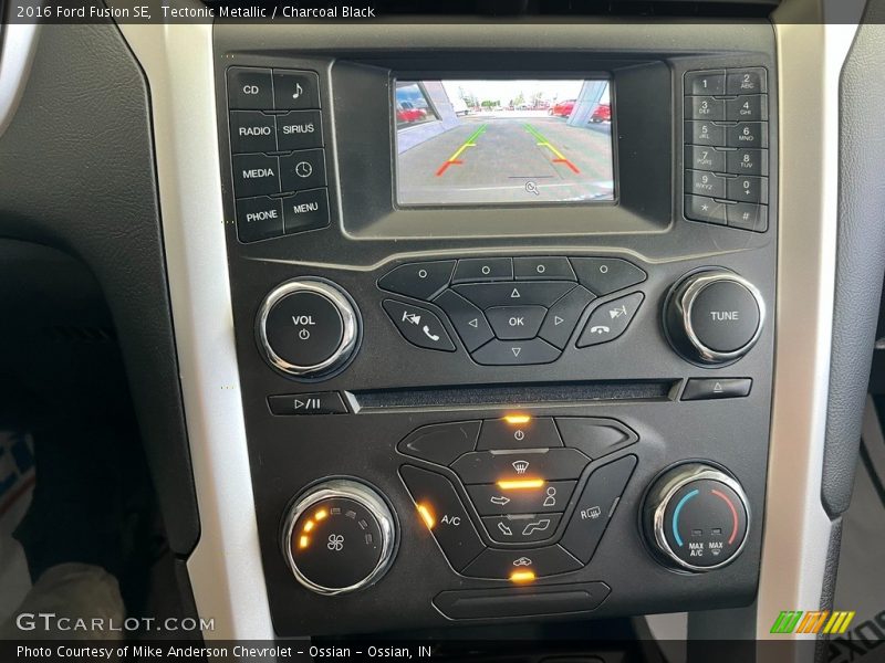 Controls of 2016 Fusion SE