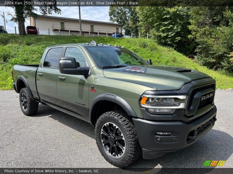 Olive Green Pearl / Black 2024 Ram 2500 Rebel Power Wagon Crew Cab 4x4