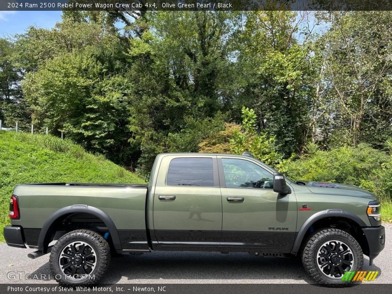 Olive Green Pearl / Black 2024 Ram 2500 Rebel Power Wagon Crew Cab 4x4